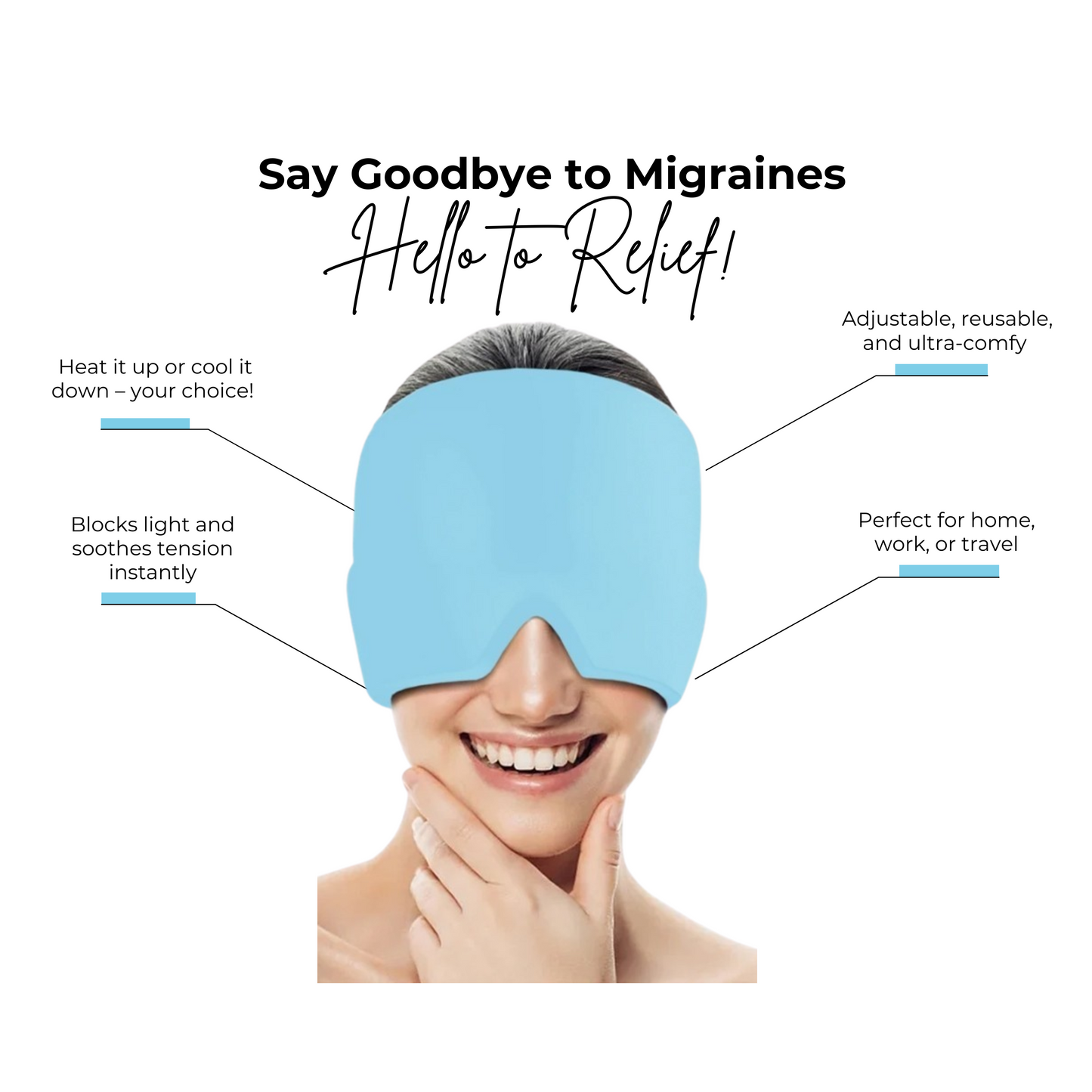 CoolRelief Headache Mask